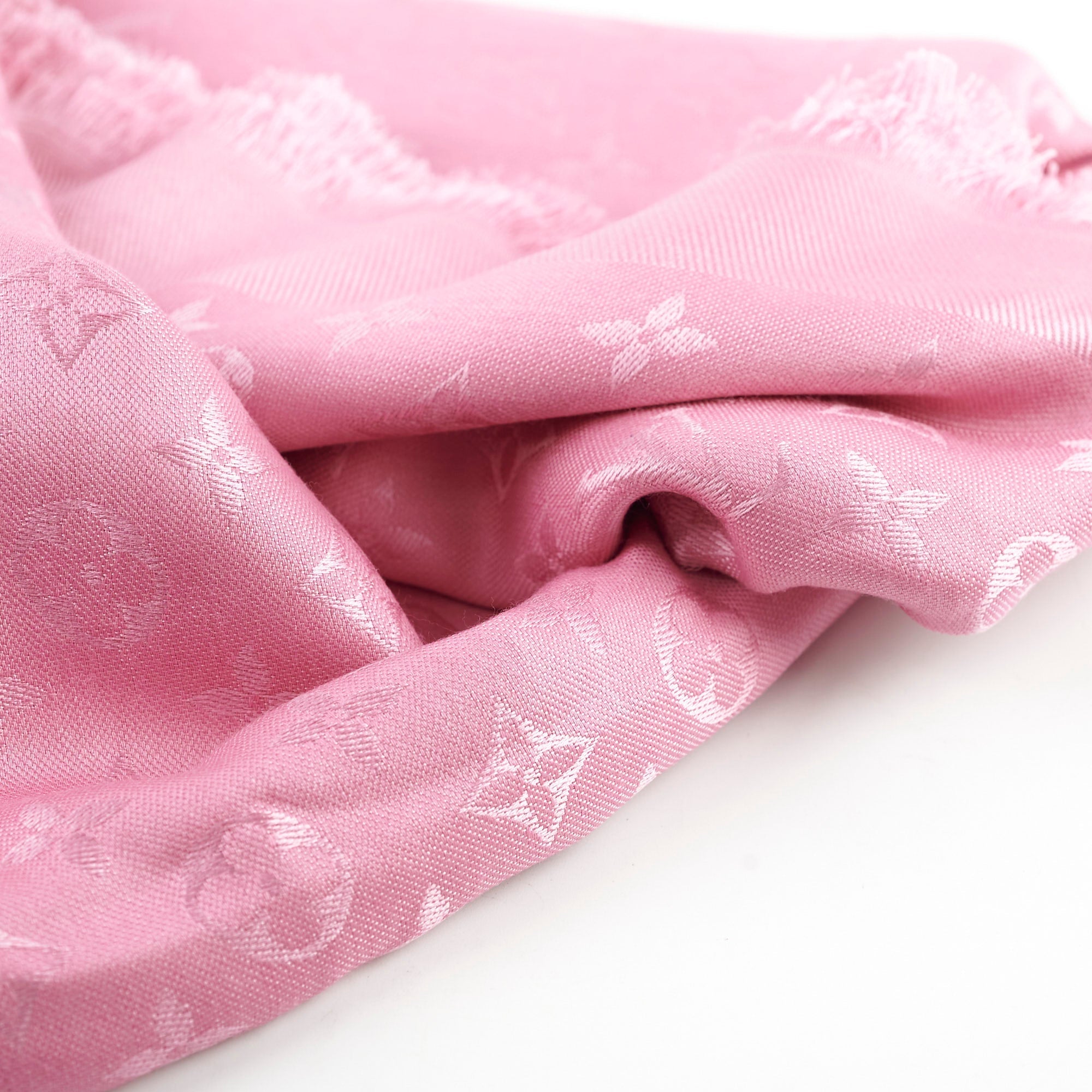 Louis Vuitton Pink Monogram Shawl