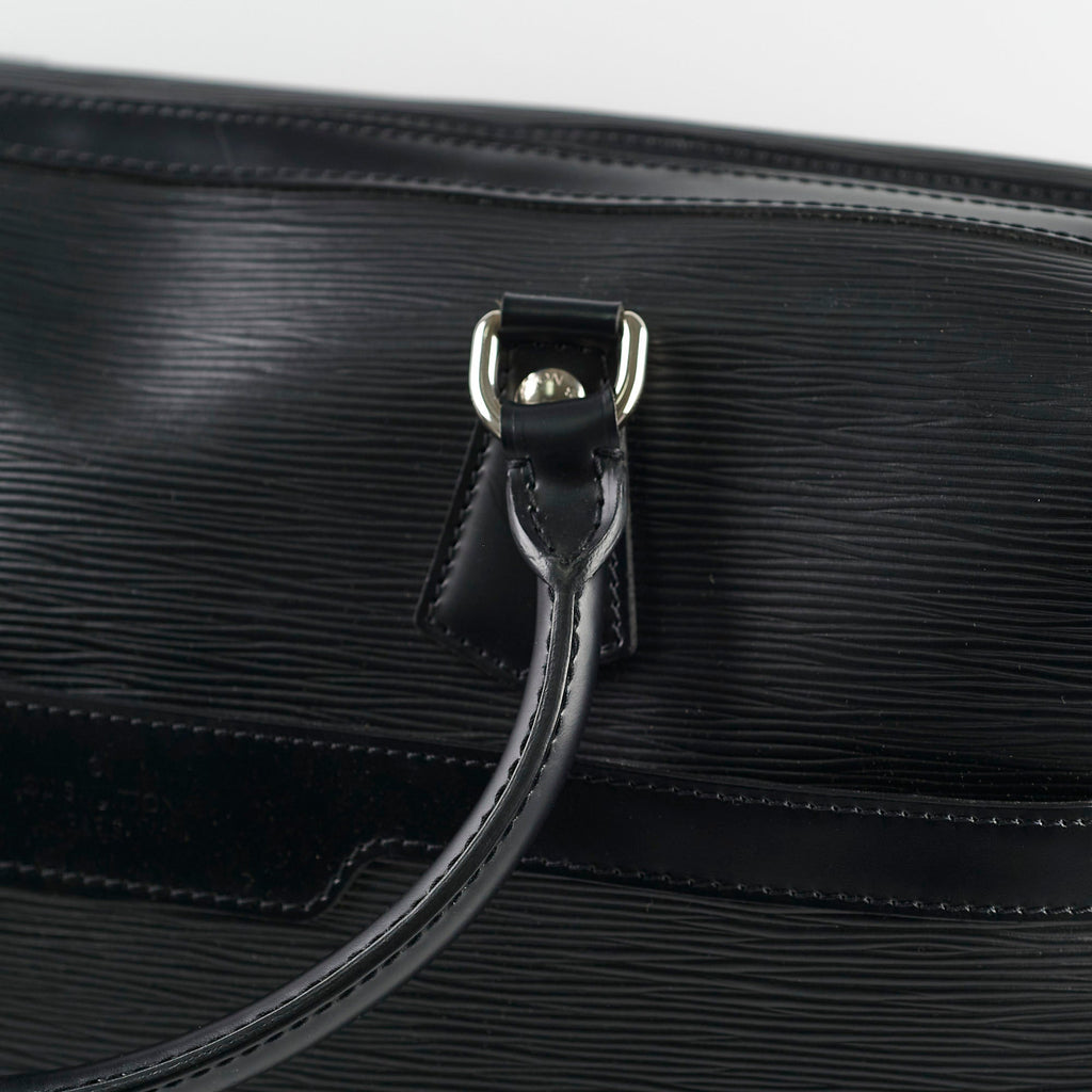 Louis Vuitton Sac De Ville Bourget Epi Noir