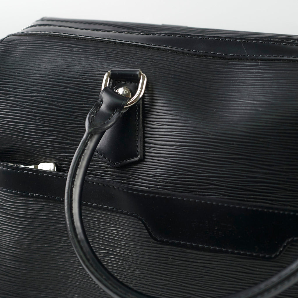 Louis Vuitton Sac De Ville Bourget Epi Noir