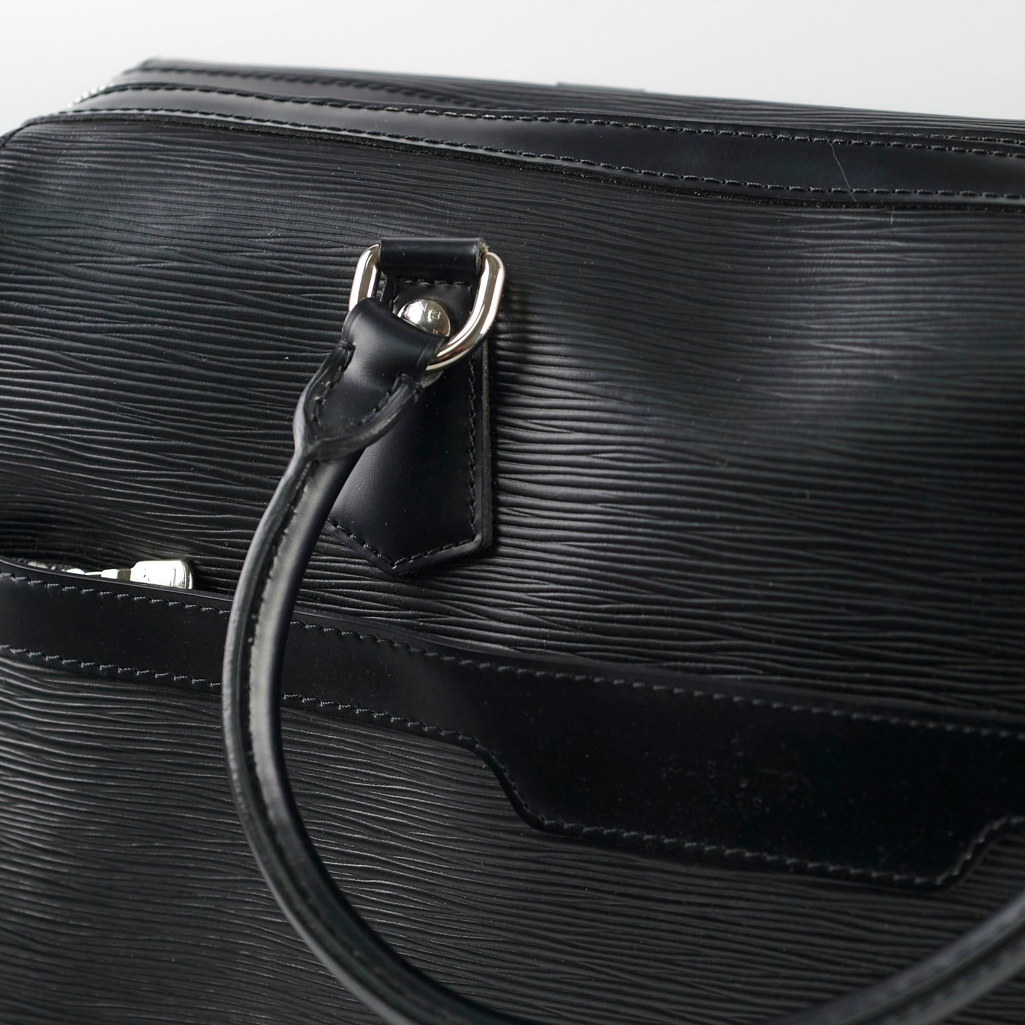 Louis Vuitton Sac De Ville Bourget Epi Noir