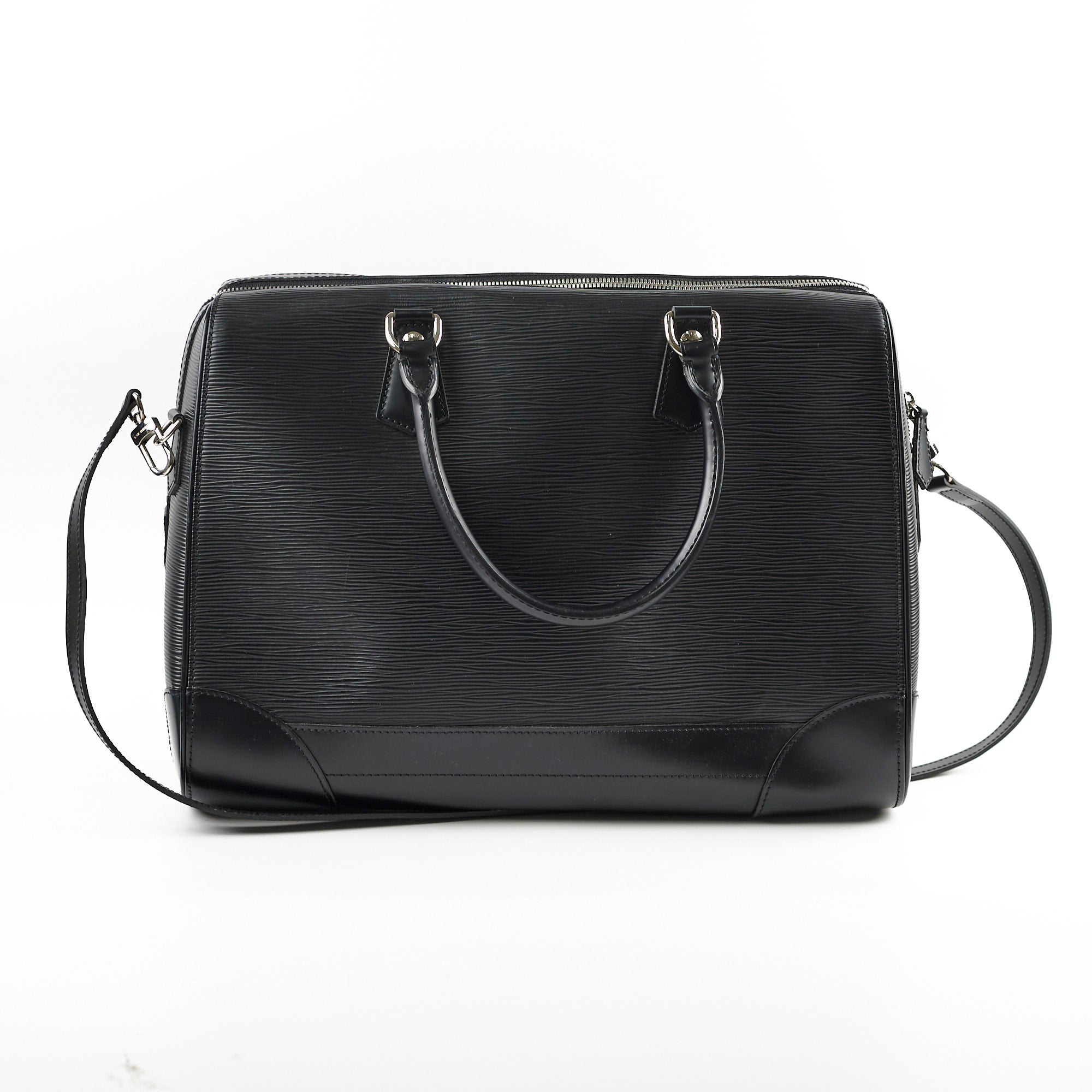 Louis Vuitton Sac De Ville Bourget Epi Noir
