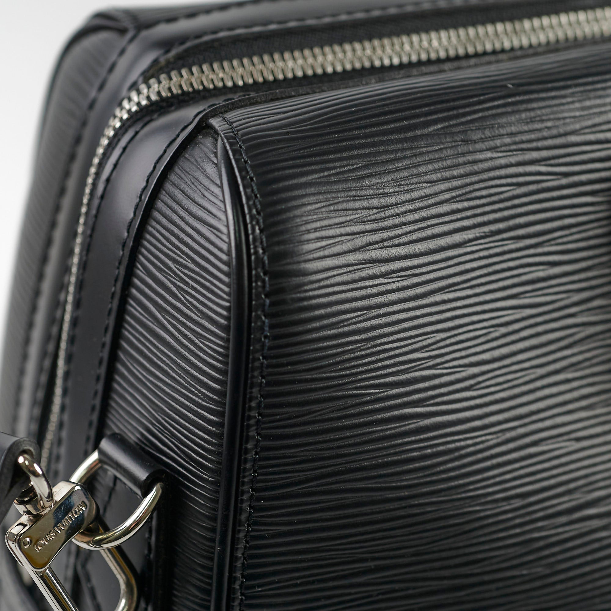 Louis Vuitton Sac De Ville Bourget Epi Noir