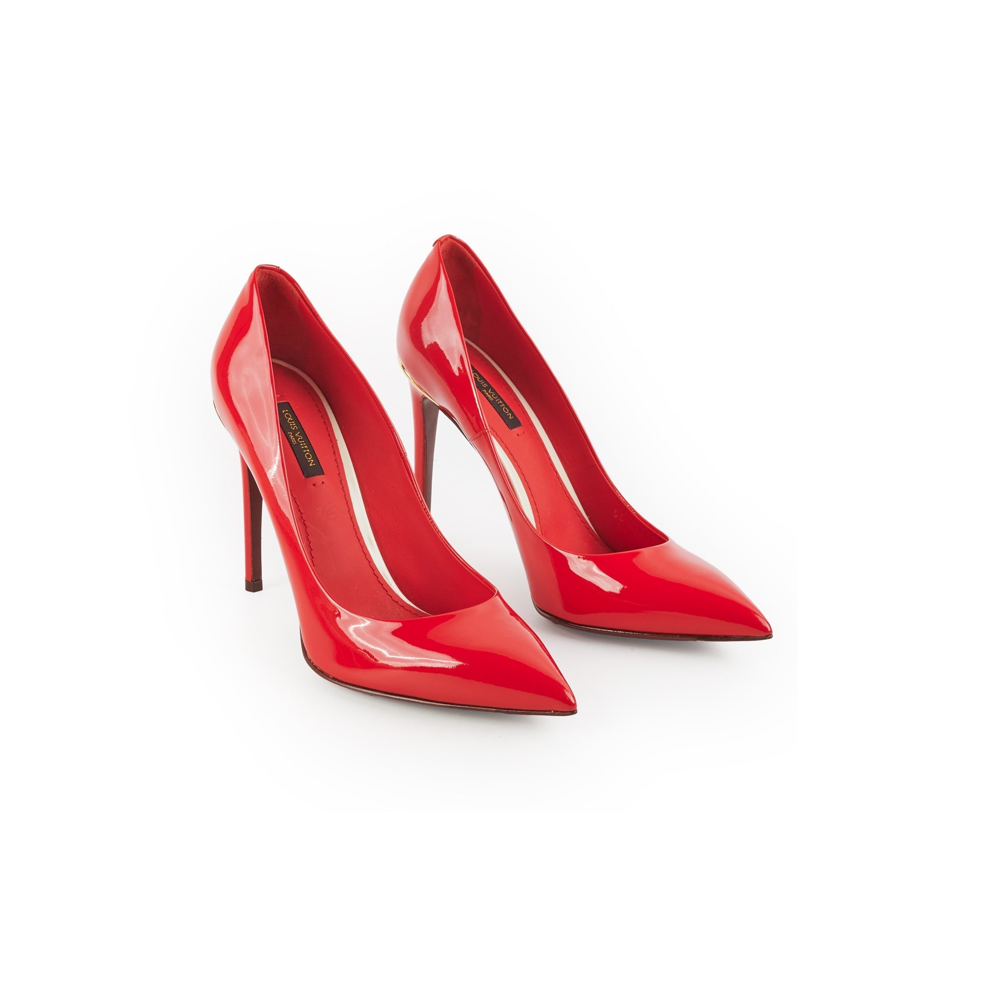 Louis Vuitton Patent Heels Red Size 39