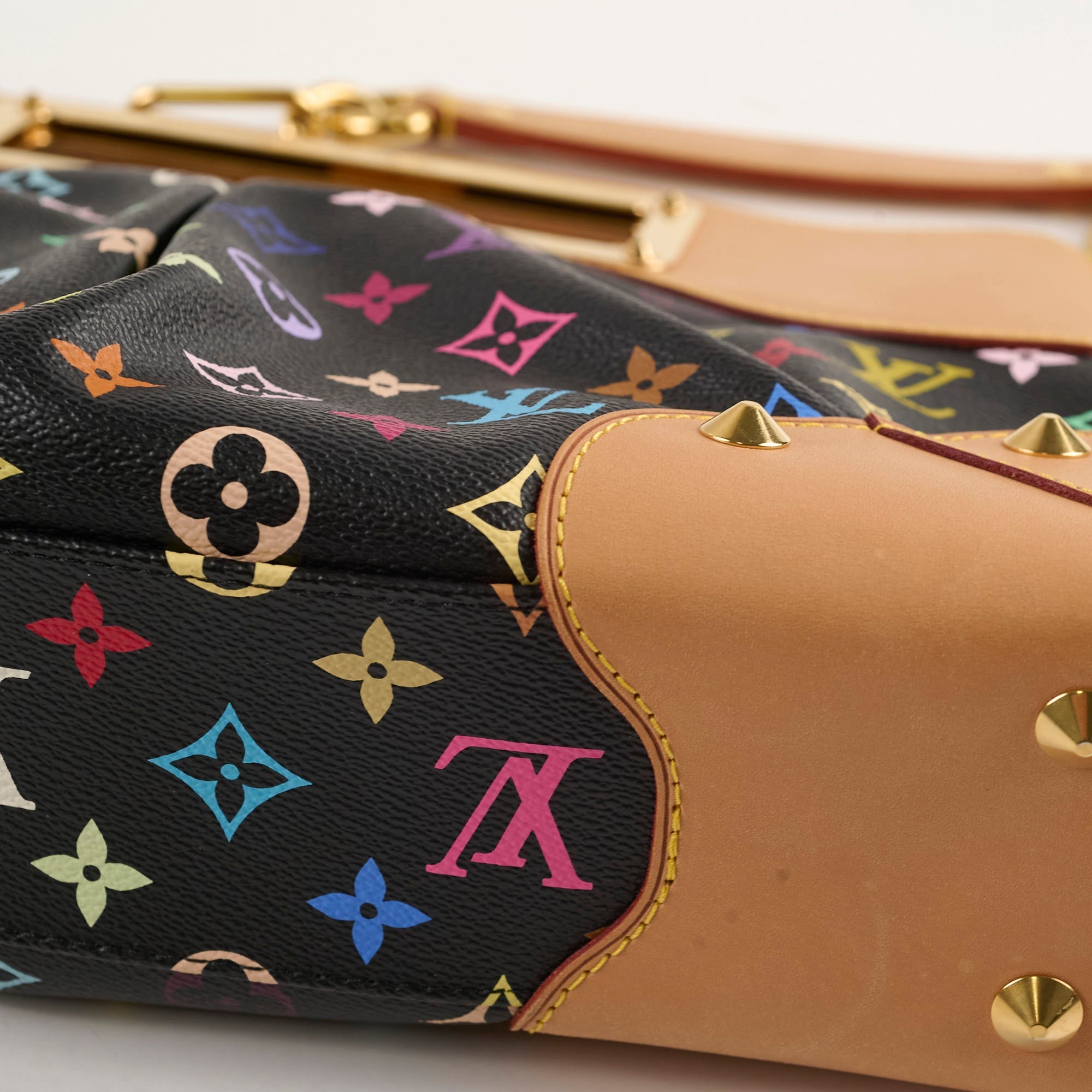 Louis Vuitton Multicolor Shoulder Bag Black