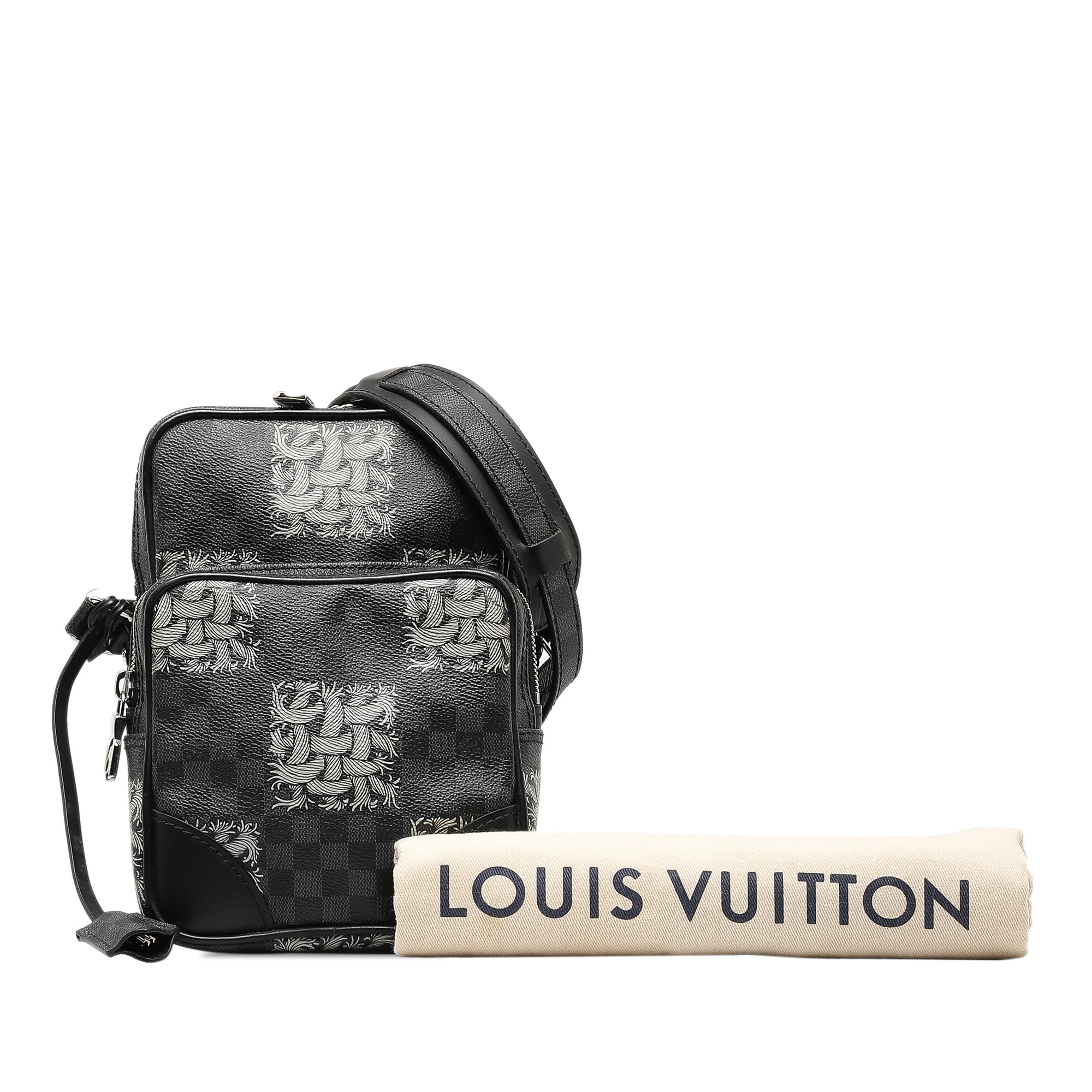 Black Louis Vuitton x Christopher Nemeth Damier Graphite Amazone Crossbody Bag