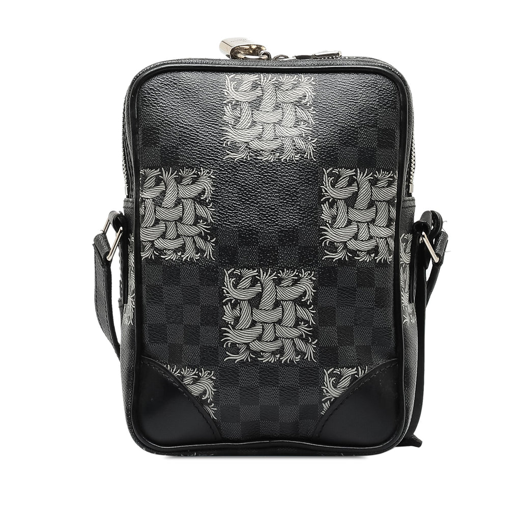 Black Louis Vuitton x Christopher Nemeth Damier Graphite Amazone Crossbody Bag