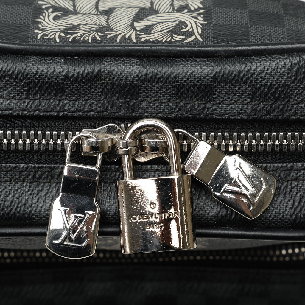 Black Louis Vuitton x Christopher Nemeth Damier Graphite Amazone Crossbody Bag