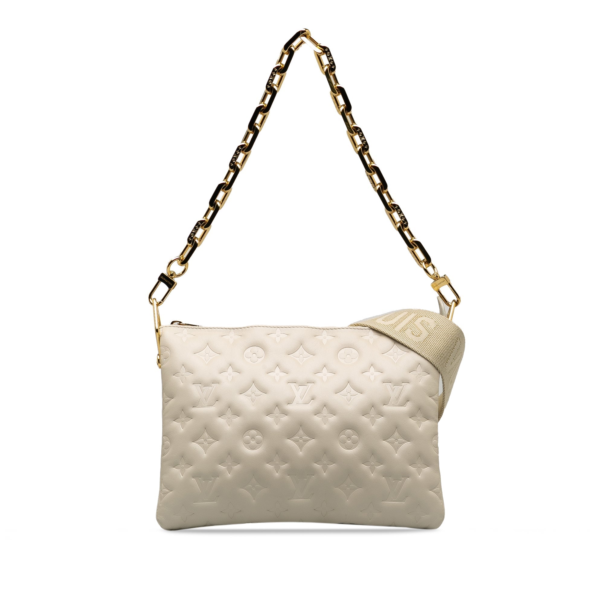 Louis Vuitton Coussin PM White Monogram Empreinte