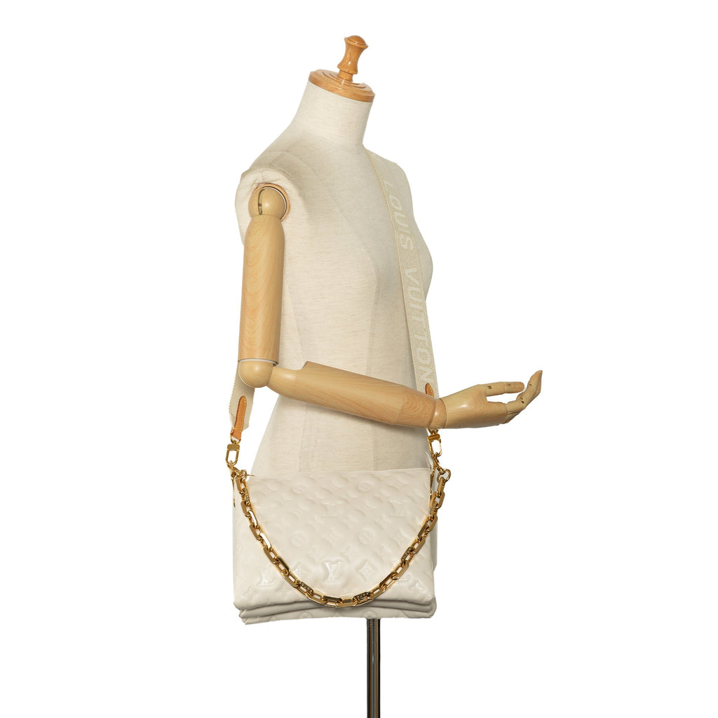Louis Vuitton Coussin PM White Monogram Empreinte