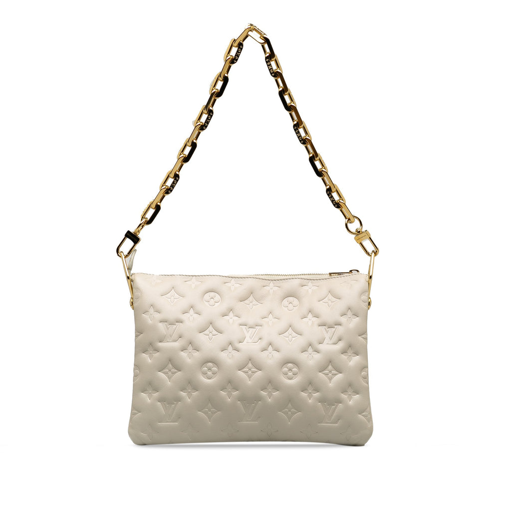 Louis Vuitton Coussin PM White Monogram Empreinte