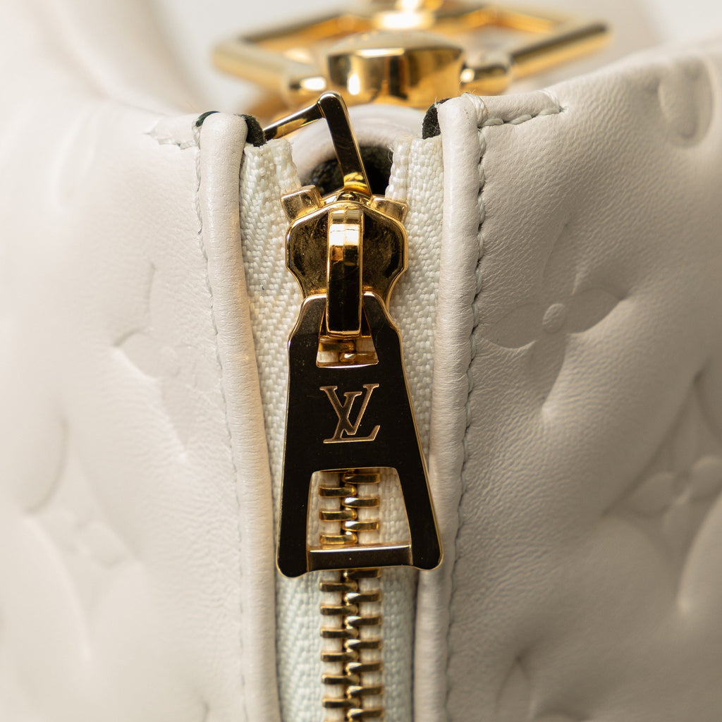 Louis Vuitton Coussin PM White Monogram Empreinte
