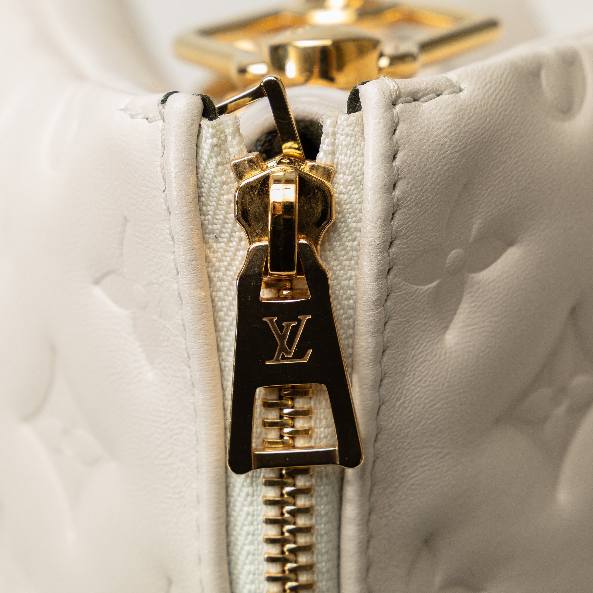 Louis Vuitton Coussin PM White Monogram Empreinte