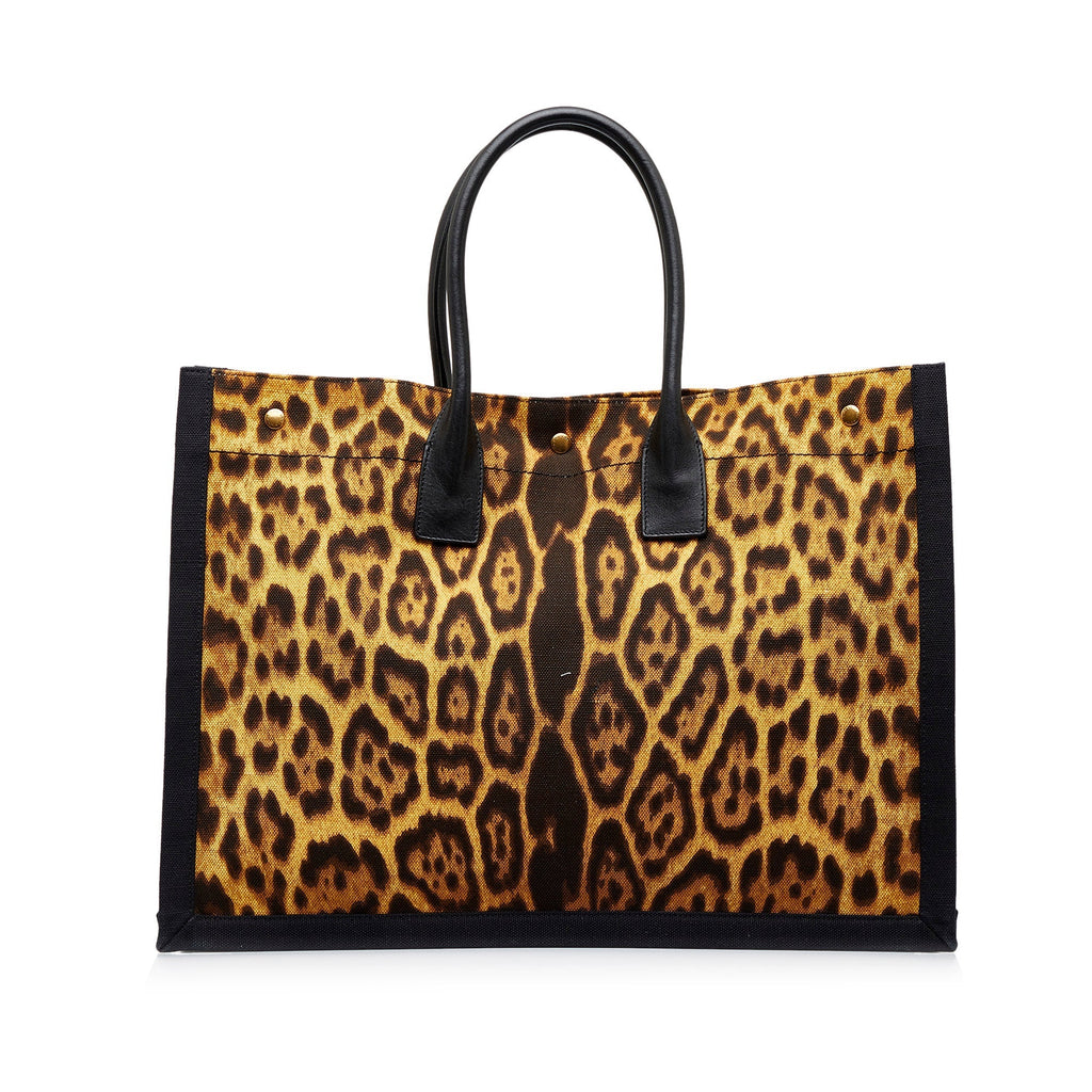 Tan Saint Laurent Rive Gauche Noe Tote