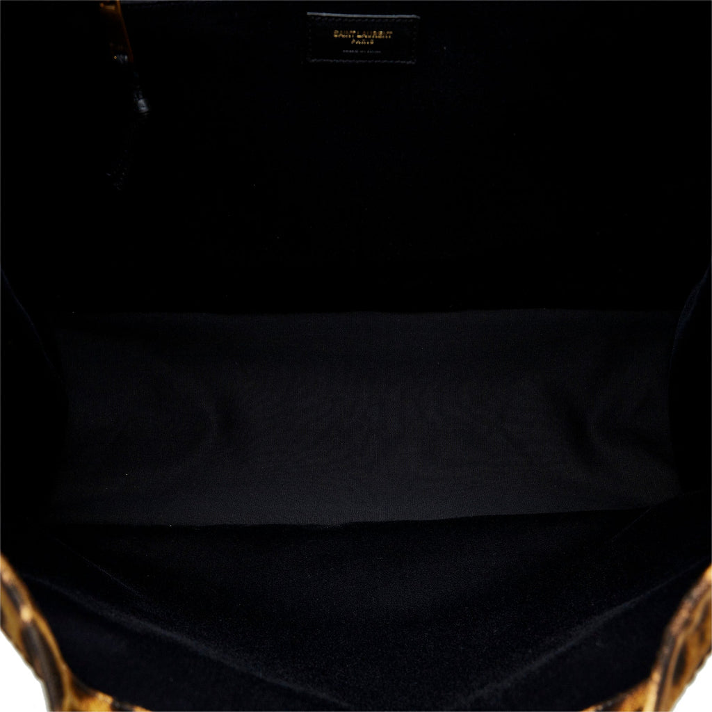 Tan Saint Laurent Rive Gauche Noe Tote
