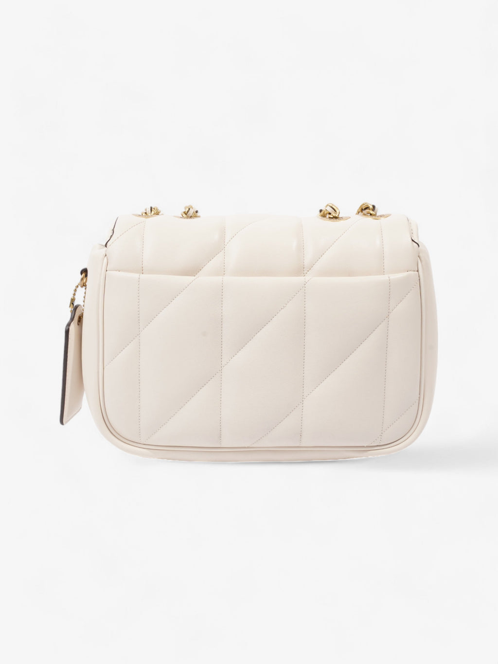Coach Pillow Madison Cream Calfskin Leather