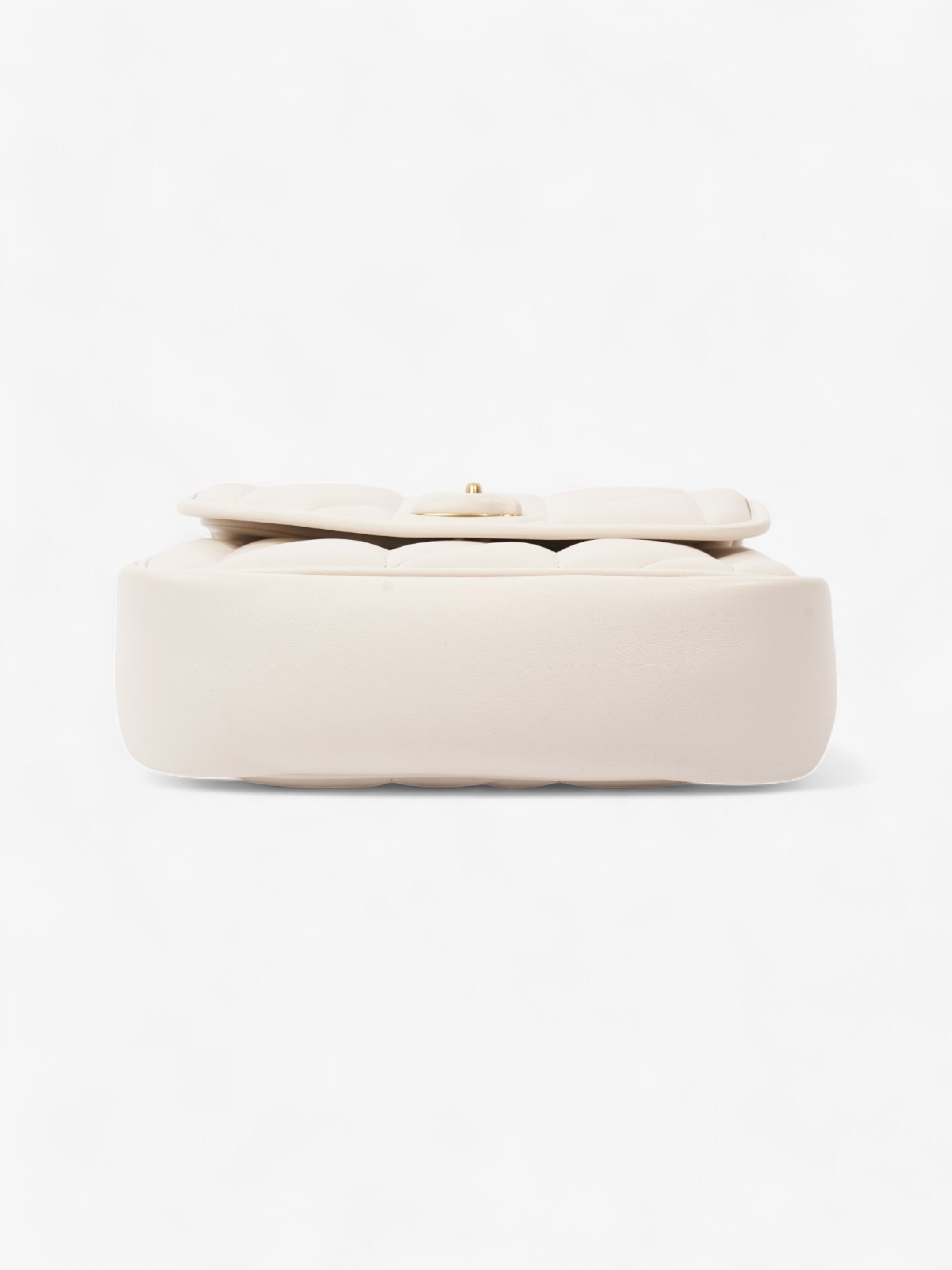 Coach Pillow Madison Cream Calfskin Leather