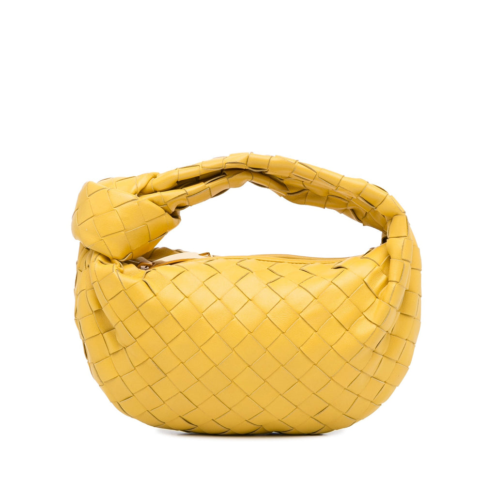 Bottega Veneta Jodie Mini Yellow Intrecciato