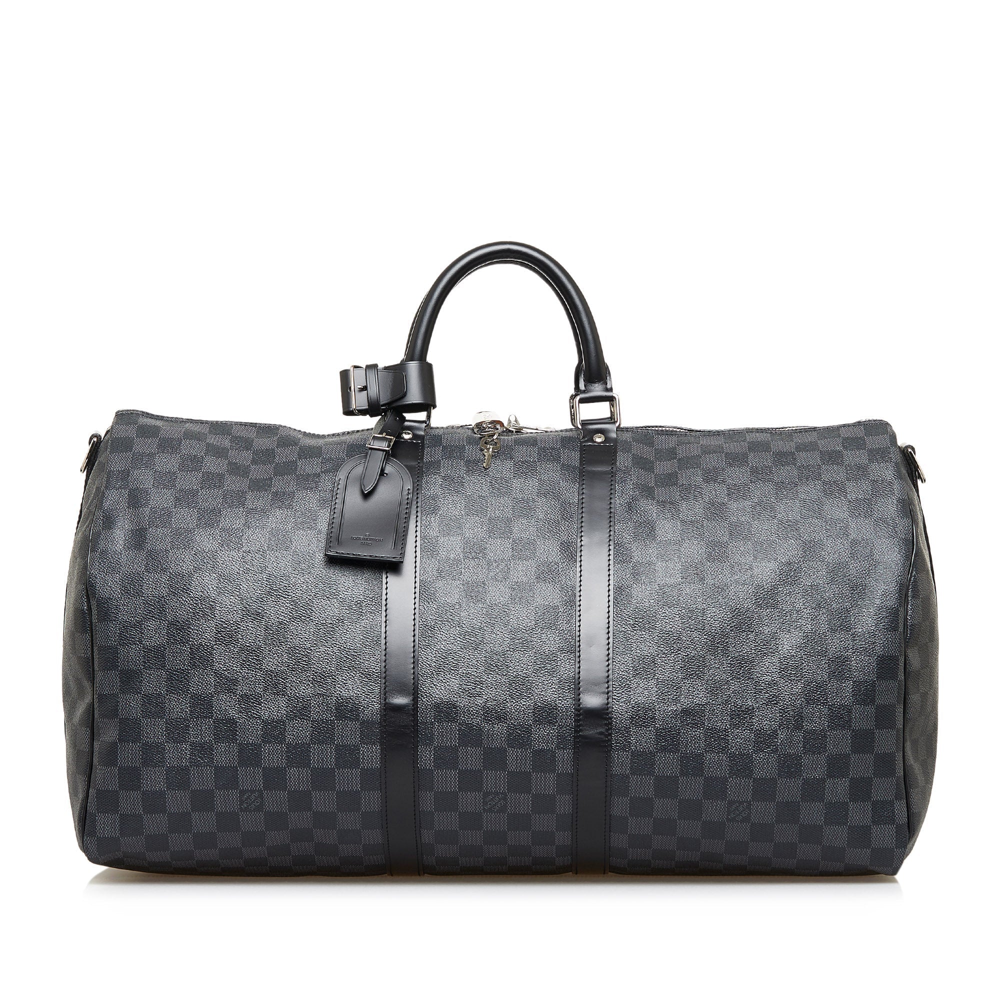 Louis Vuitton Keepall BandouliÃƒÆ’Ã‚Â¨re 55 Damier Graphite Canvas
