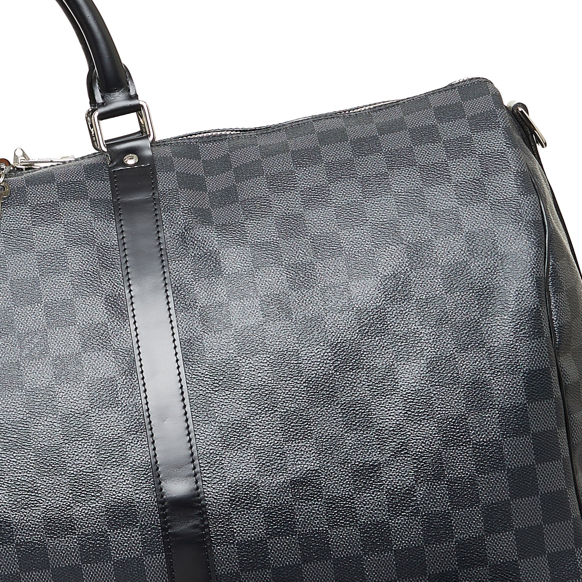 Louis Vuitton Keepall BandouliÃƒÆ’Ã‚Â¨re 55 Damier Graphite Canvas