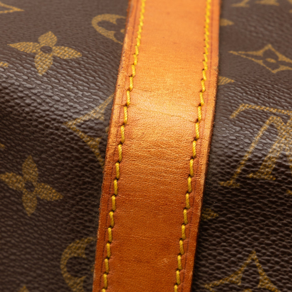 Brown Louis Vuitton Monogram Keepall 50 Travel Bag