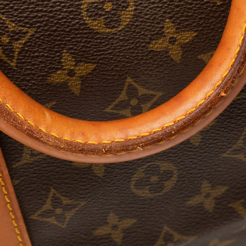 Brown Louis Vuitton Monogram Keepall 50 Travel Bag