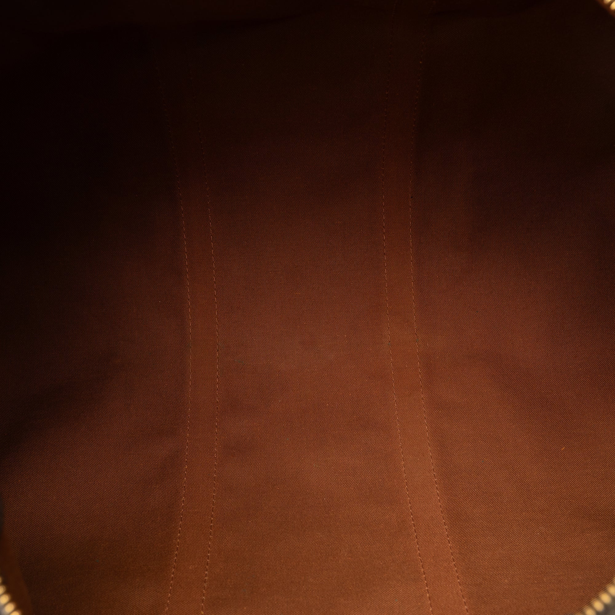 Brown Louis Vuitton Monogram Keepall 50 Travel Bag