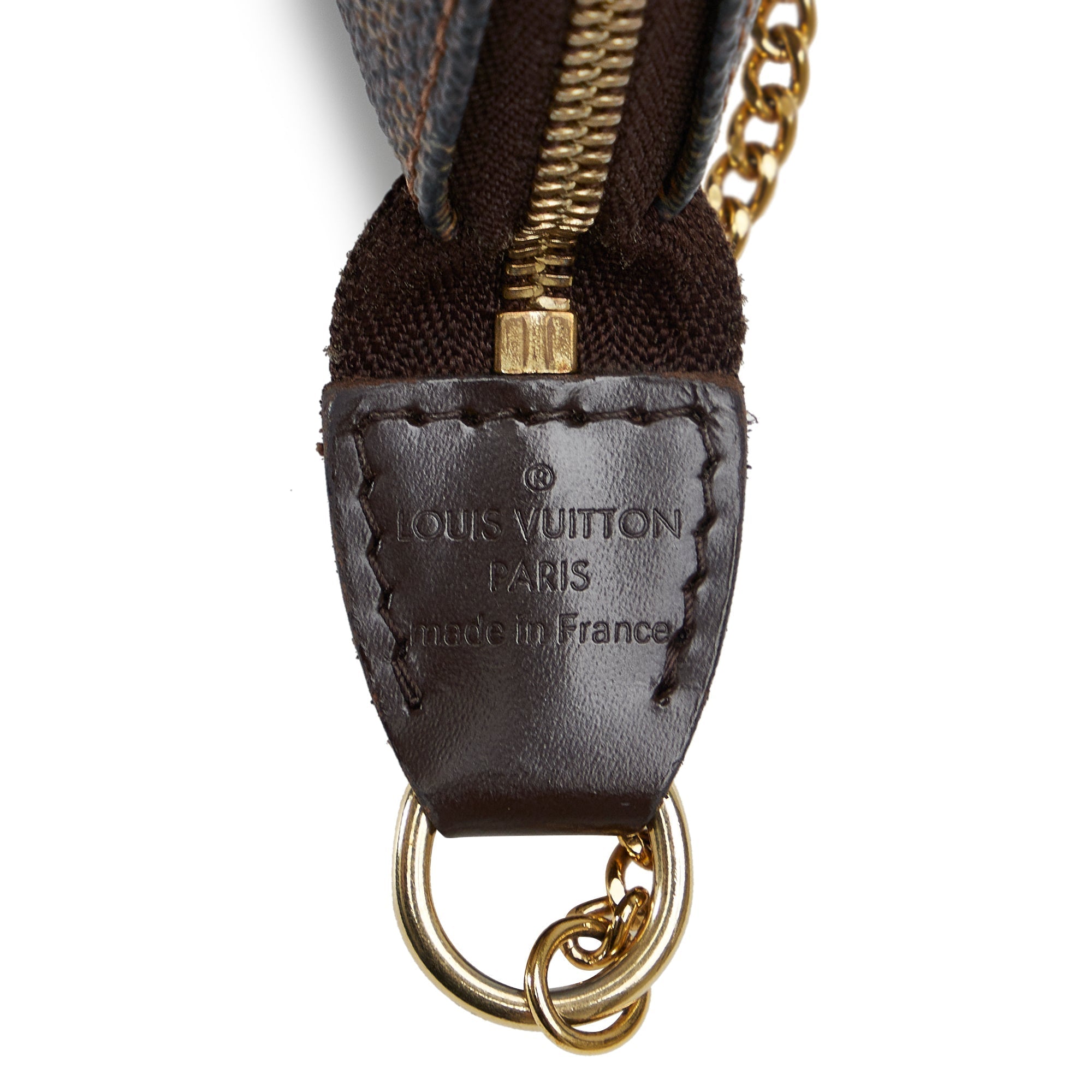 Louis Vuitton Pochette Accessoires Mini Damier Ebene Canvas