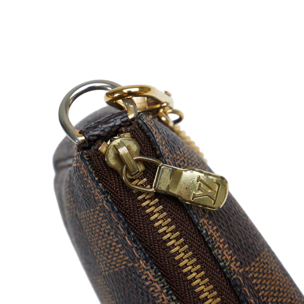 Louis Vuitton Pochette Accessoires Mini Damier Ebene Canvas
