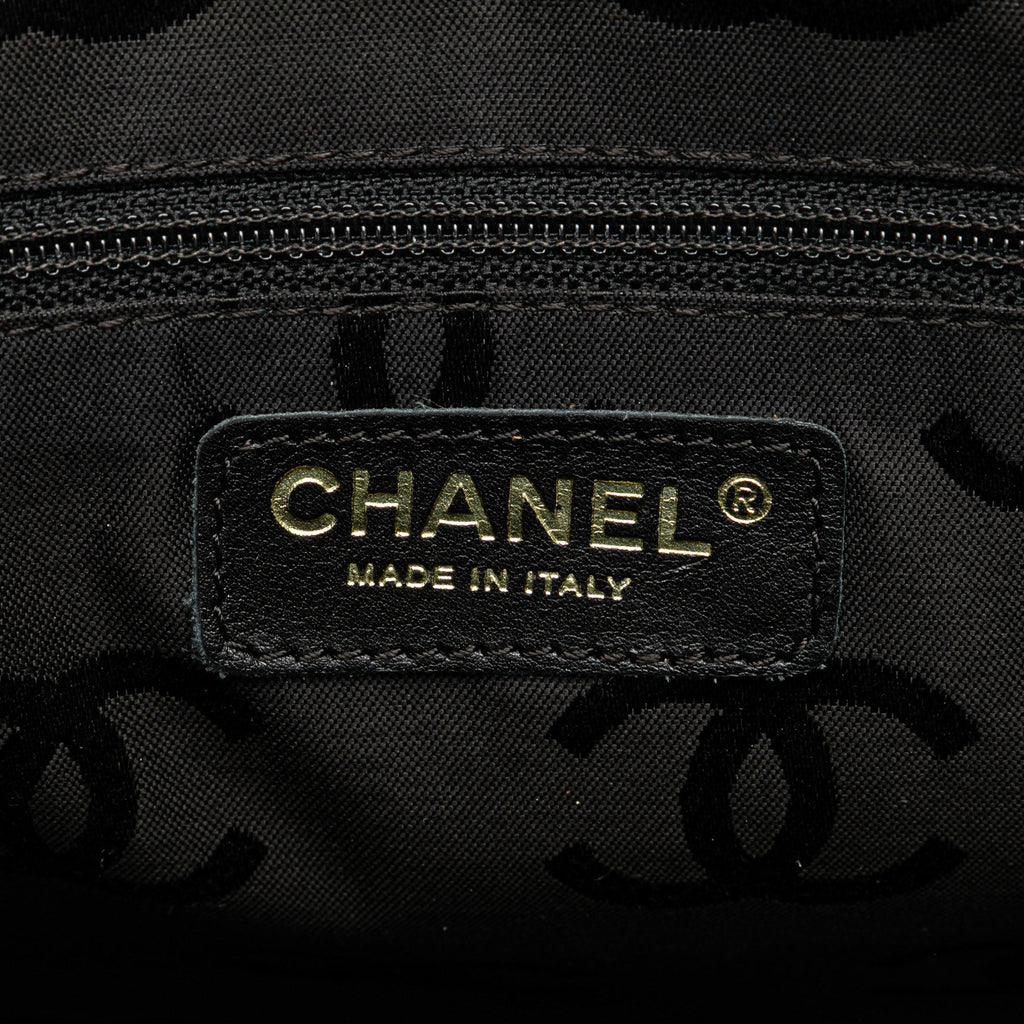 Chanel Cc Lambskin Wild Stitch Handbag
