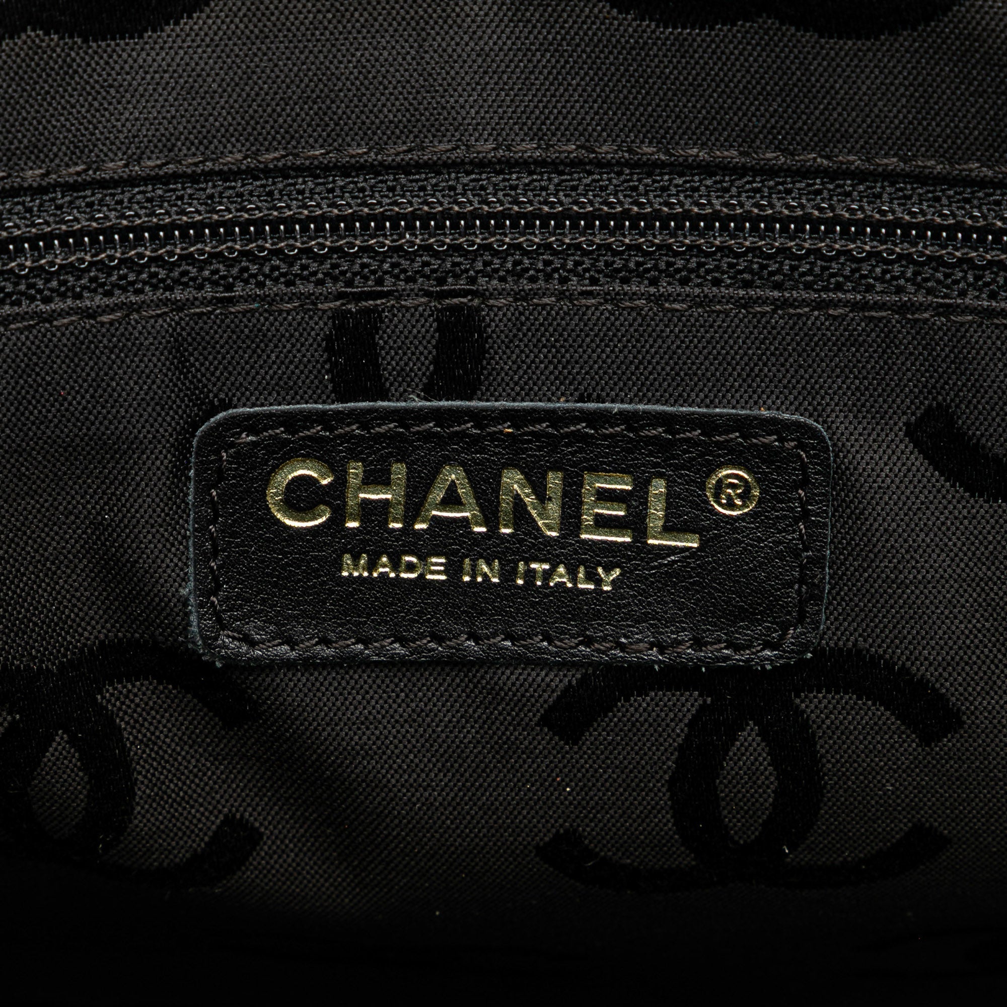 Chanel Cc Lambskin Wild Stitch Handbag