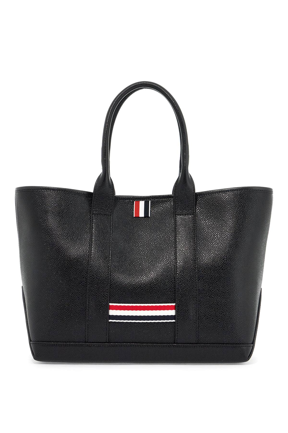 Thom Browne Small Leather Tote Bag For Tools Men