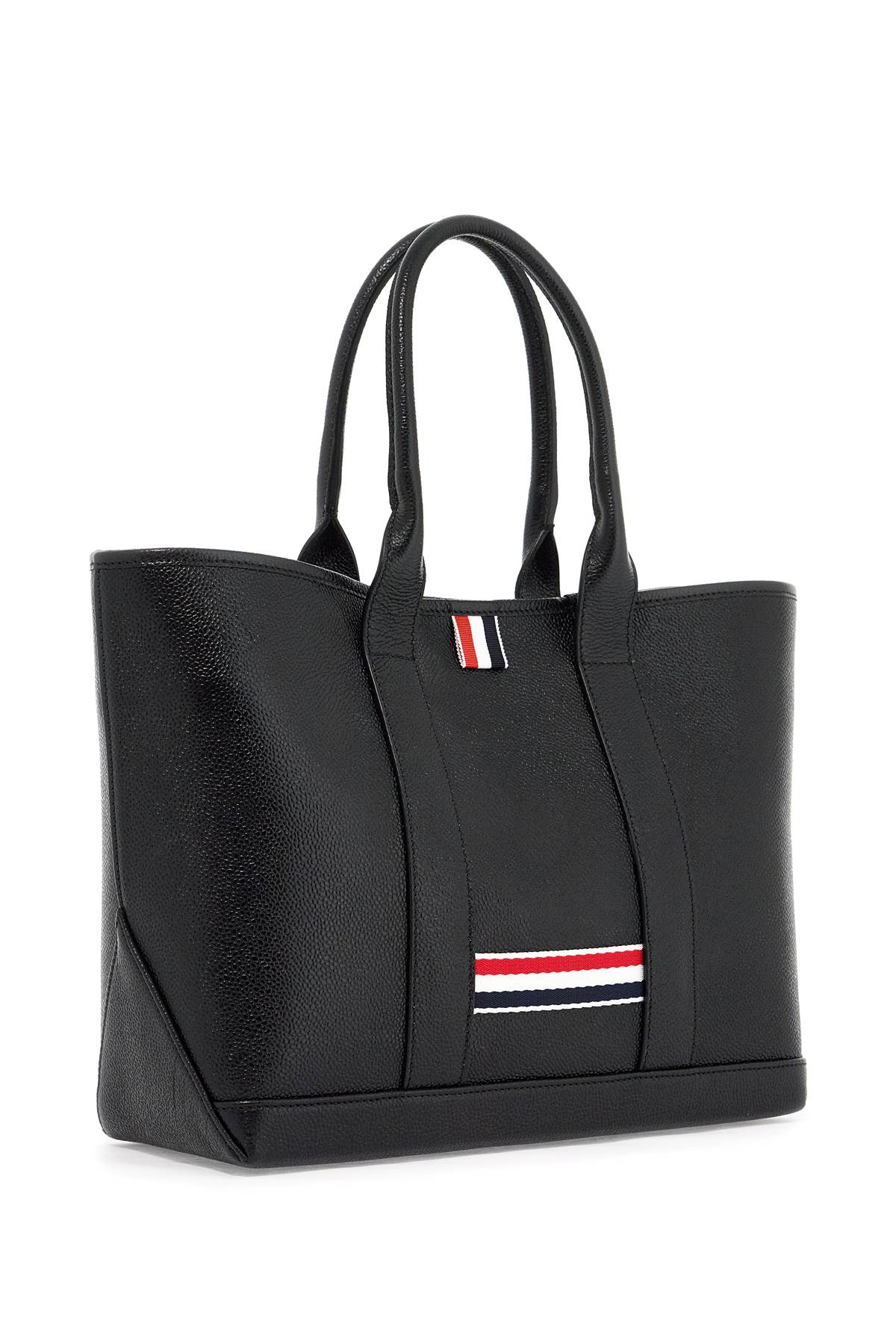 Thom Browne Small Leather Tote Bag For Tools Men