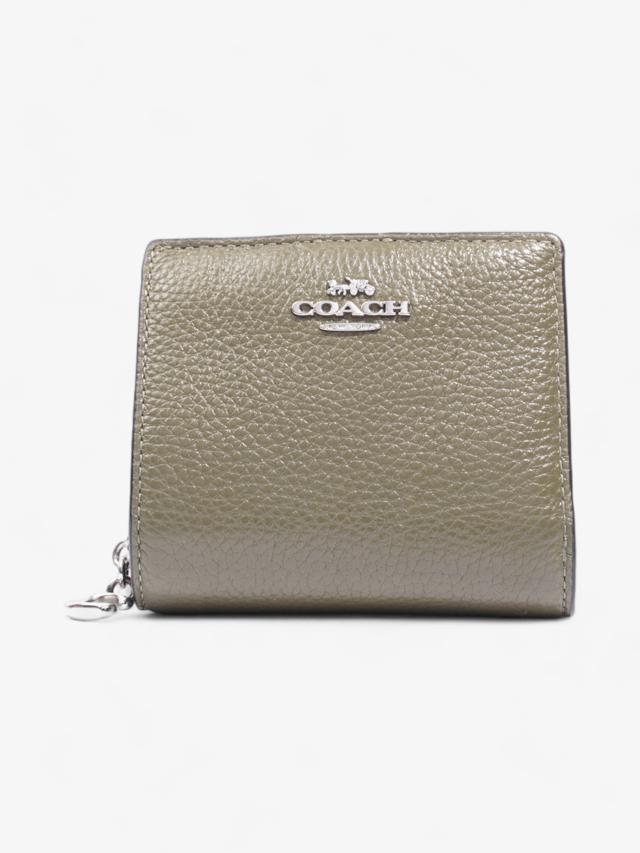 Coach Snap Wallet Khaki Leather