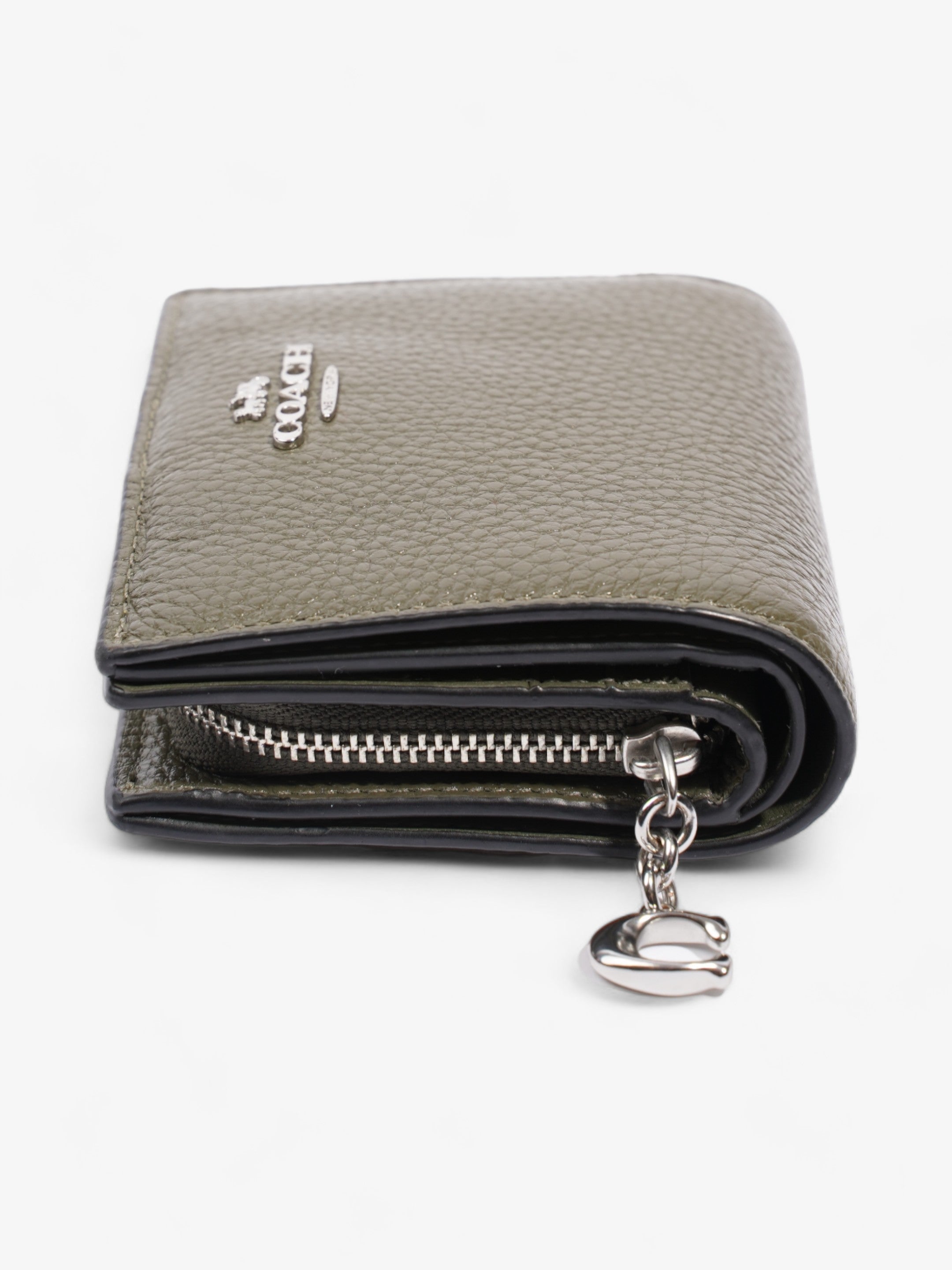 Coach Snap Wallet Khaki Leather