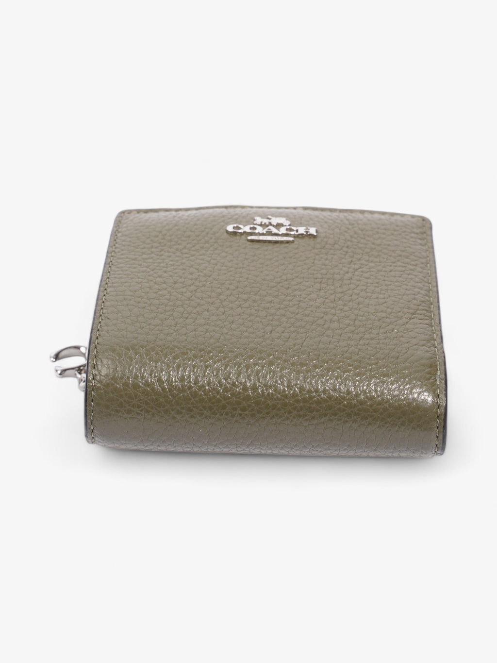 Coach Snap Wallet Khaki Leather