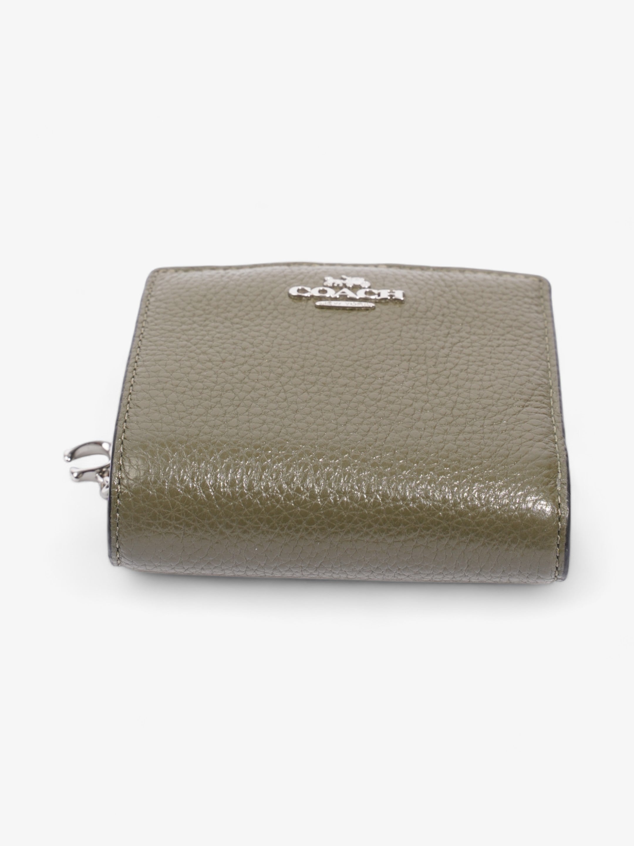 Coach Snap Wallet Khaki Leather