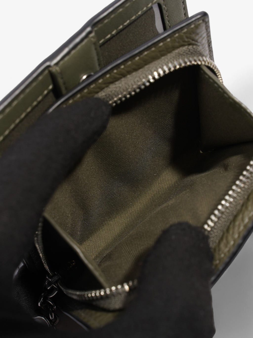 Coach Snap Wallet Khaki Leather