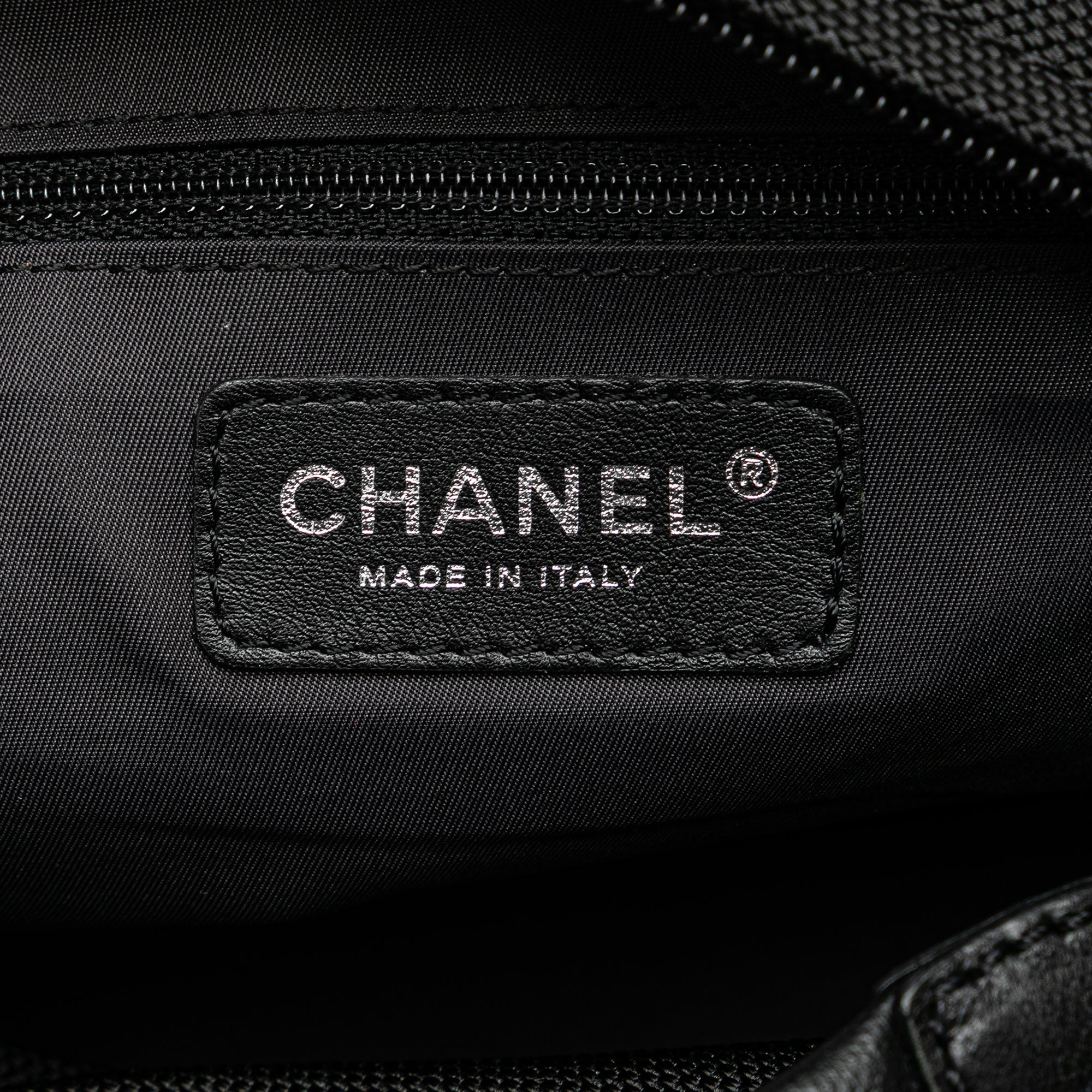 Chanel Paris Biarritz Quilted Coated Canvas Shoulder Bag