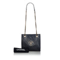 Chanel Shopper Tote Mini Black Calfskin Gold