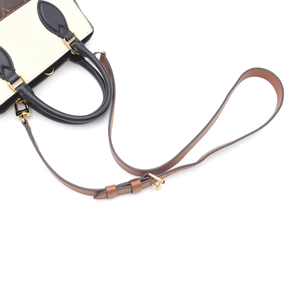 Brown Louis Vuitton Monogram Fold Tote PM Satchel