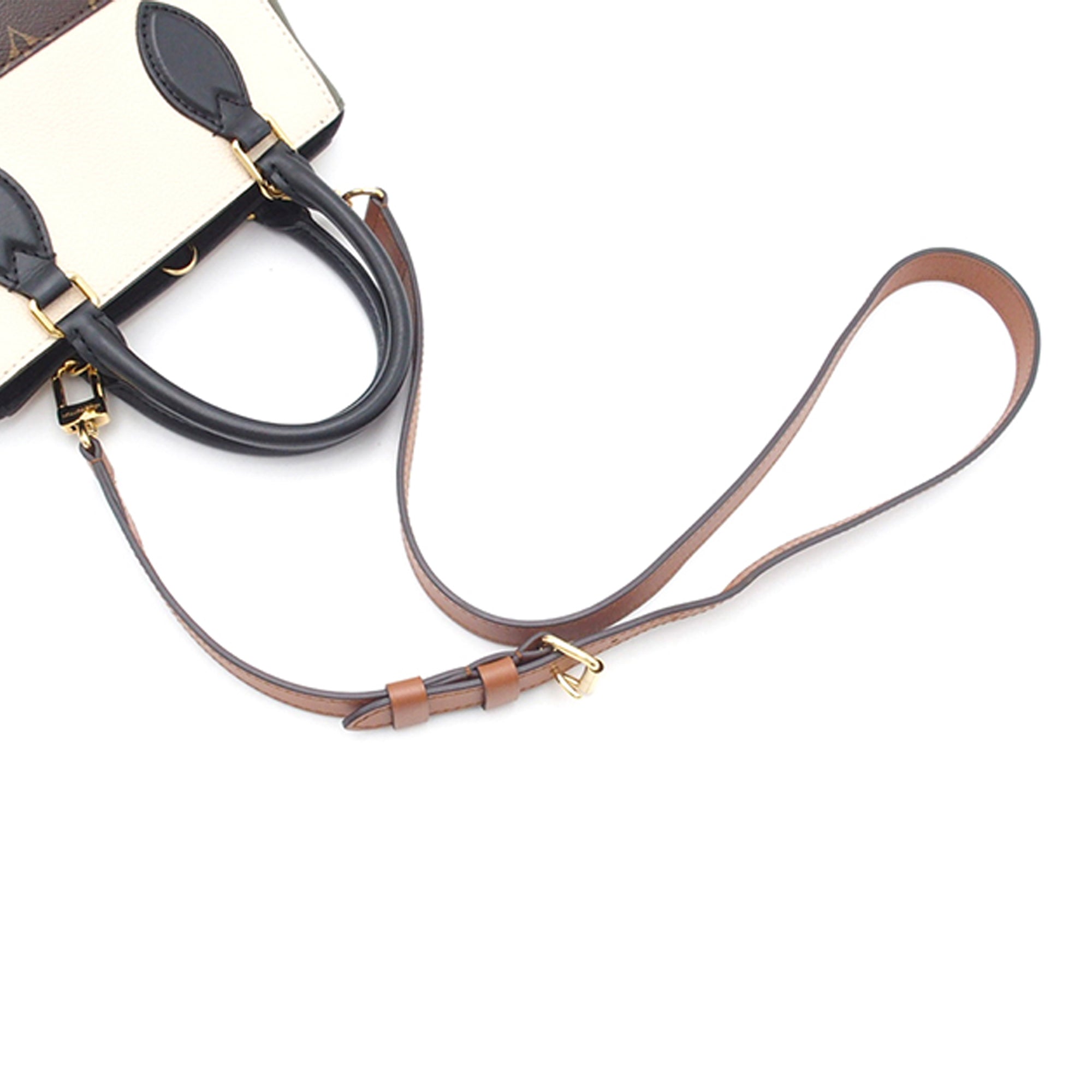 Brown Louis Vuitton Monogram Fold Tote PM Satchel