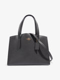 Coach Charlie Carryall Black Grained Leather 28