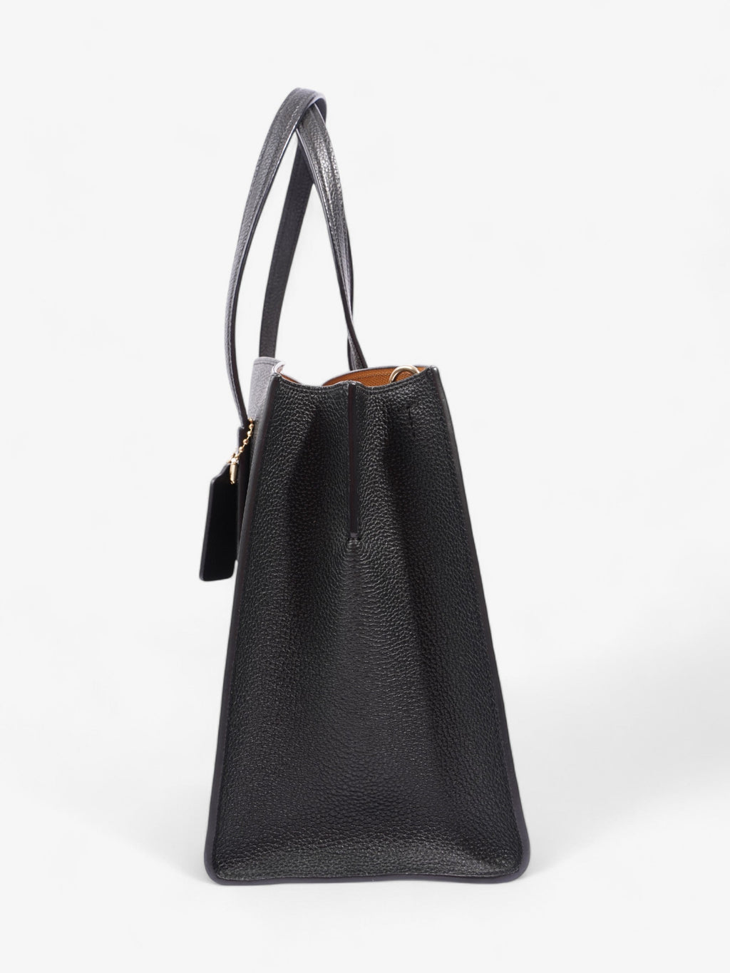 Coach Charlie Carryall Black Grained Leather 28