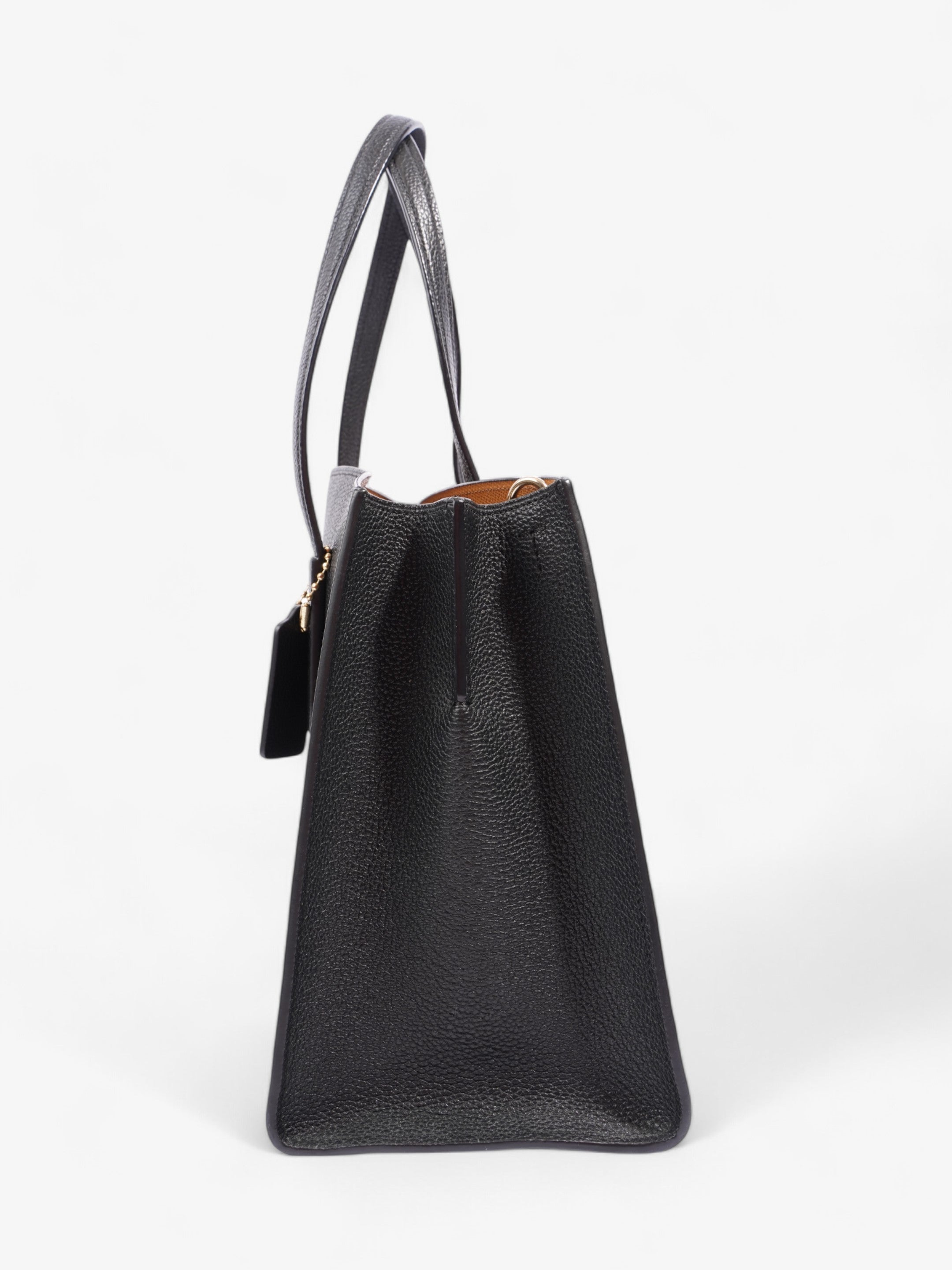 Coach Charlie Carryall Black Grained Leather 28