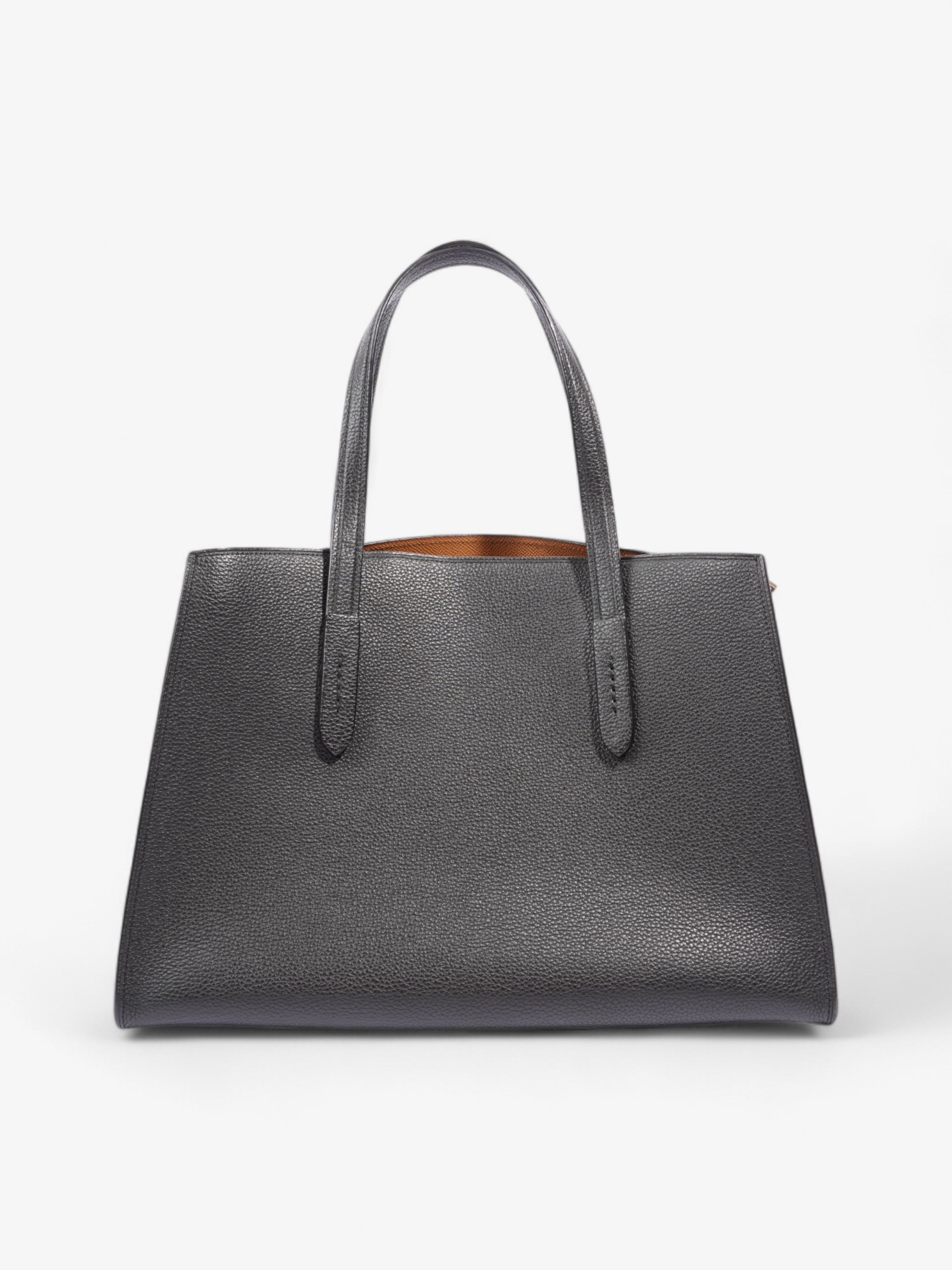 Coach Charlie Carryall Black Grained Leather 28