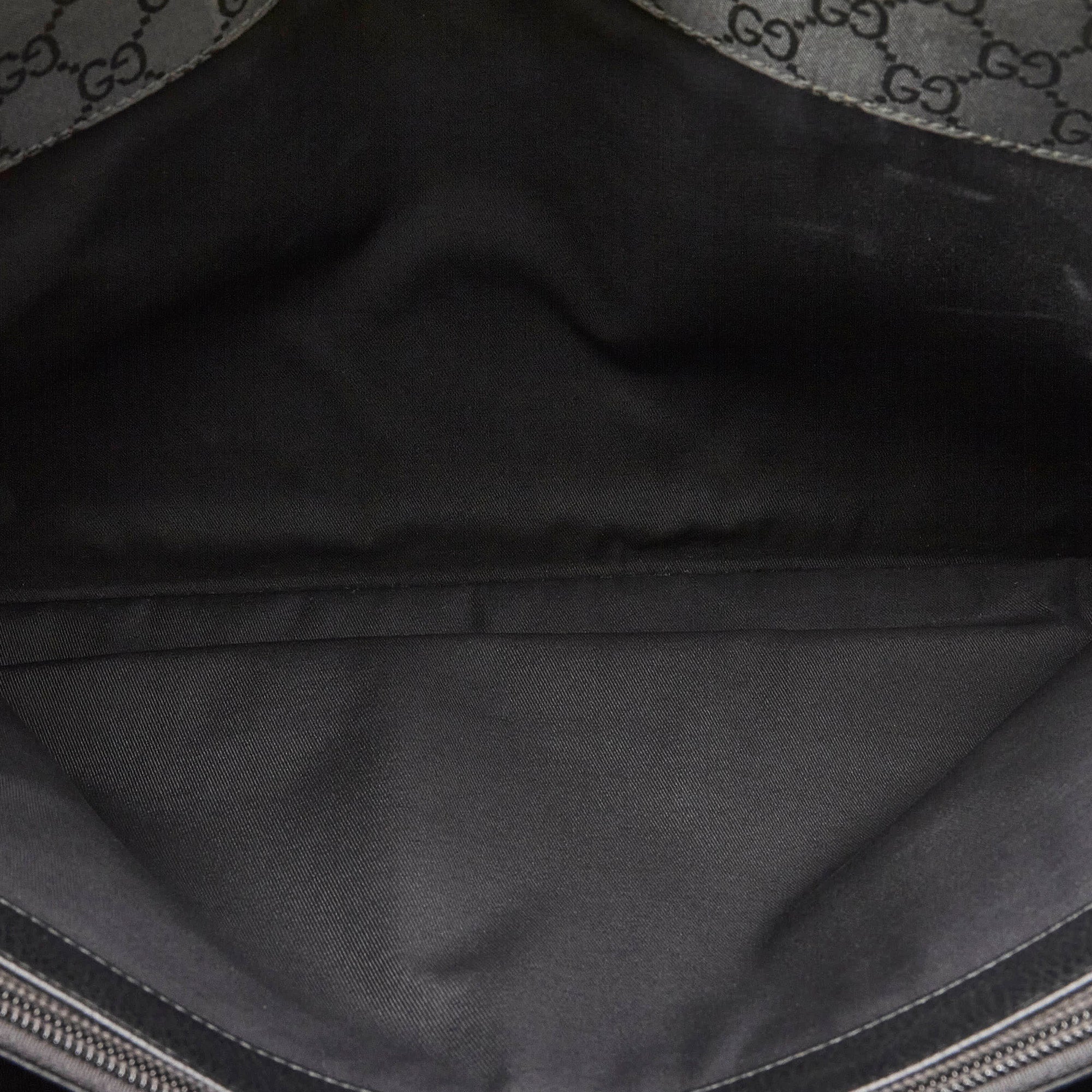 Black Gucci GG Nylon Tote