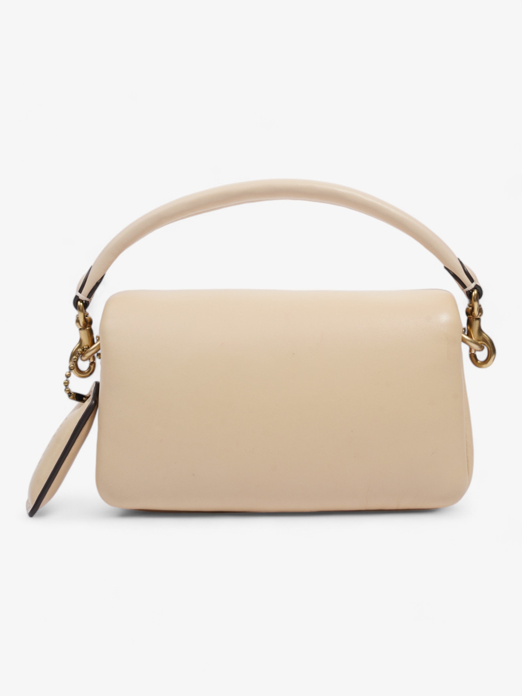 Coach Pillow Tabby Ivory Nappa Leather 18