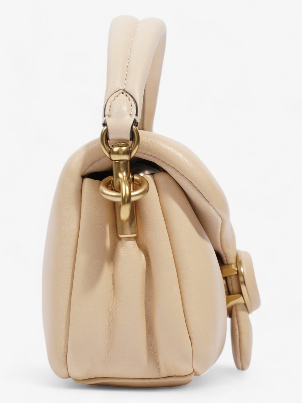 Coach Pillow Tabby Ivory Nappa Leather 18
