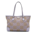 Purple Gucci Medium Jumbo GG Ophidia Tote