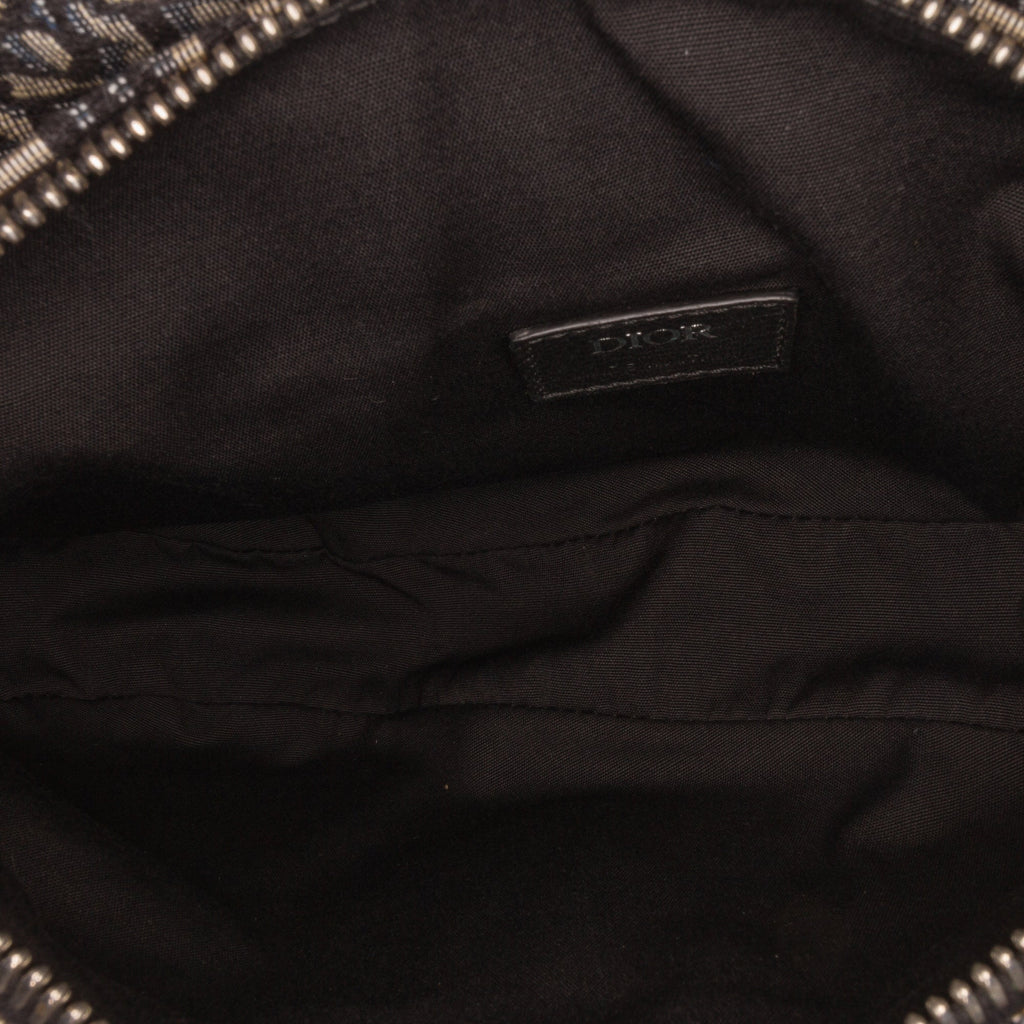 Dior Saddle Bag Blue Oblique Canvas